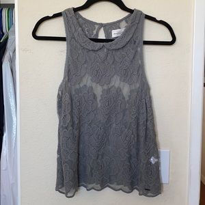 Lace, See through tank top